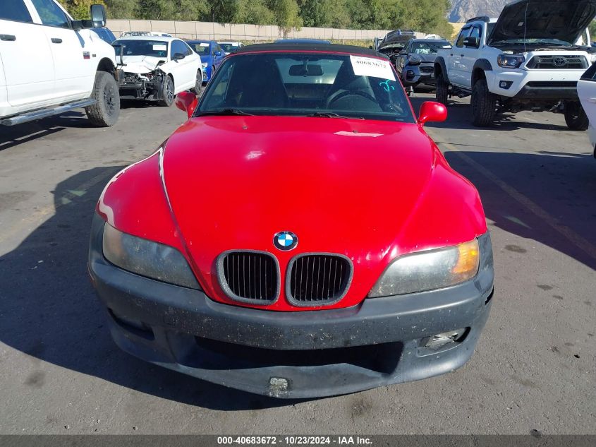 1998 BMW Z3 2.8 VIN: 4USCJ3336WLC14710 Lot: 40683672