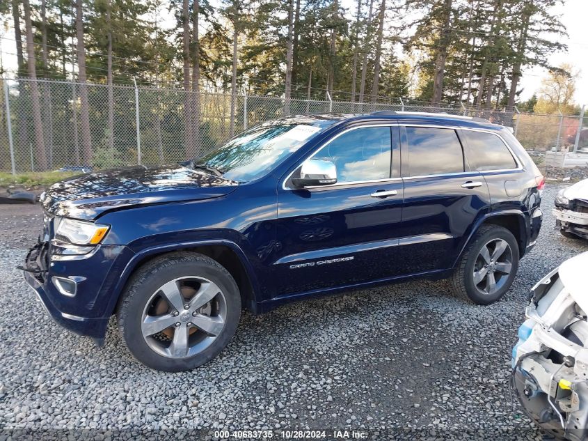 2014 Jeep Grand Cherokee Overland VIN: 1C4RJFCG2EC572242 Lot: 40683735