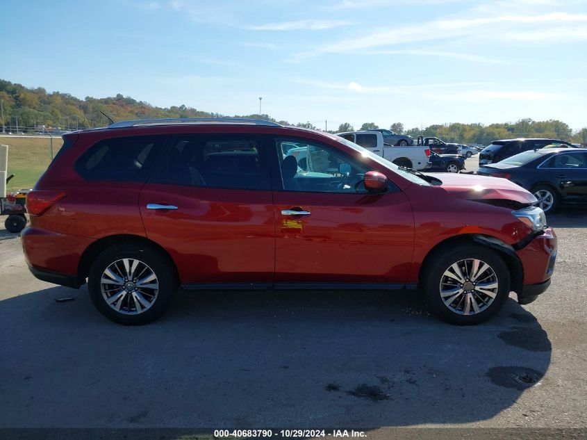 2018 Nissan Pathfinder Sv VIN: 5N1DR2MM6JC639706 Lot: 40683790