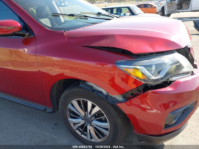 2018 Nissan Pathfinder Sv VIN: 5N1DR2MM6JC639706 Lot: 40683790