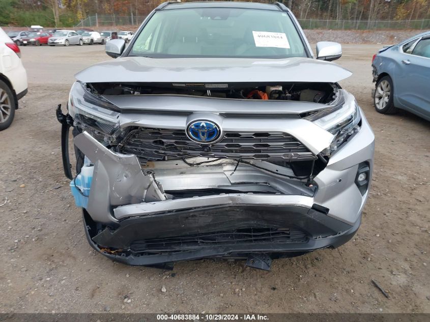 2022 Toyota Rav4 Hybrid Limited VIN: JTMD6RFV4NJ016730 Lot: 40683884