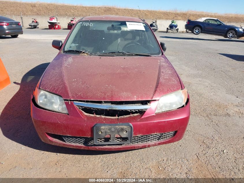 2001 Mazda Protege Dx/Lx VIN: JM1BJ222110441461 Lot: 40683924