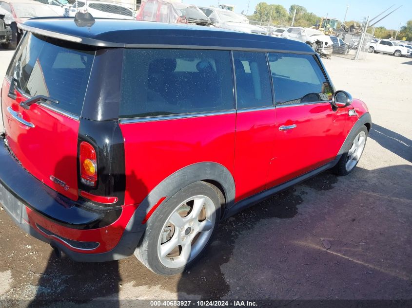 2008 Mini Cooper S Clubman VIN: WMWMM33588TP88144 Lot: 40683927