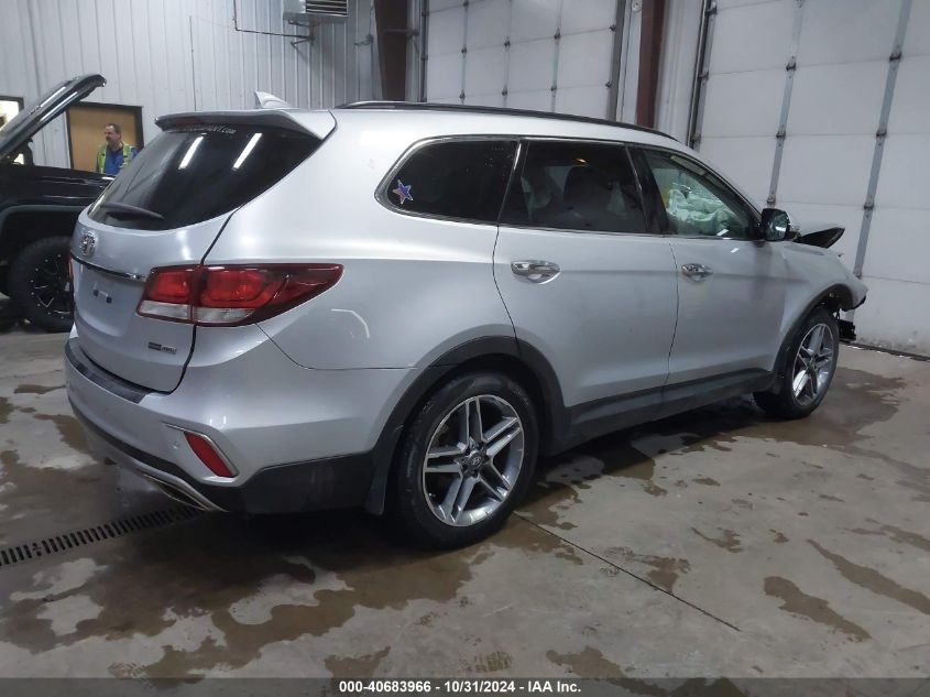 2017 Hyundai Santa Fe Se Ultimate VIN: KM8SRDHFXHU251669 Lot: 40683966