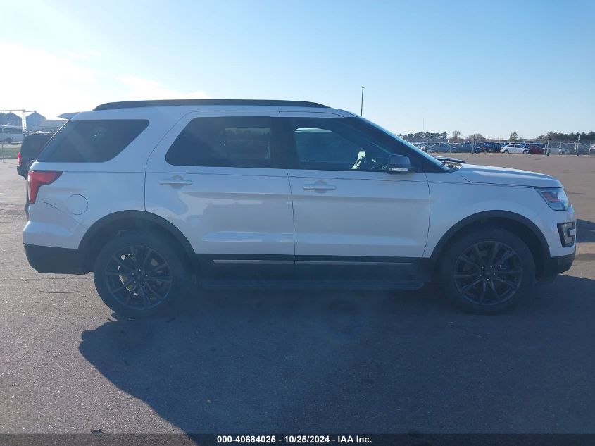 2017 Ford Explorer Xlt VIN: 1FM5K8D85HGB29767 Lot: 40684025