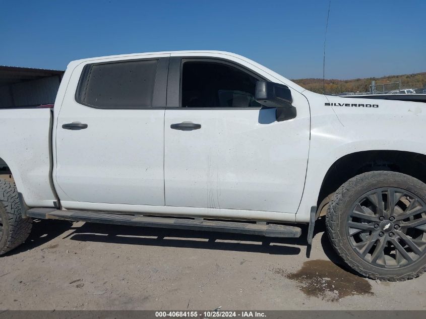 2021 Chevrolet Silverado 1500 4Wd Short Bed Custom VIN: 1GCPYBEK6MZ345712 Lot: 40684155