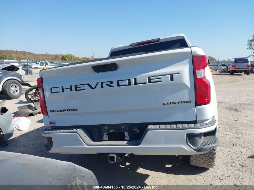 2021 Chevrolet Silverado 1500 4Wd Short Bed Custom VIN: 1GCPYBEK6MZ345712 Lot: 40684155