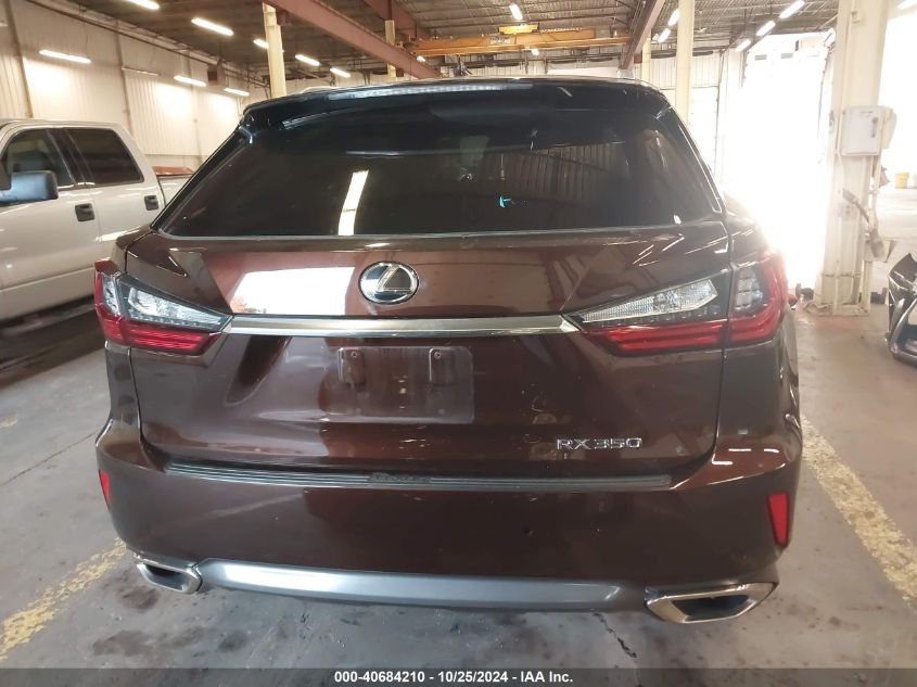 2016 Lexus Rx 350 VIN: 2T2ZZMCAXGC023189 Lot: 40684210