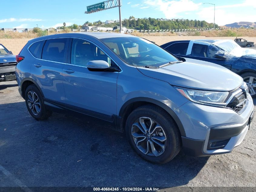 2022 Honda Cr-V Awd Ex-L VIN: 2HKRW2H80NH652140 Lot: 40684245