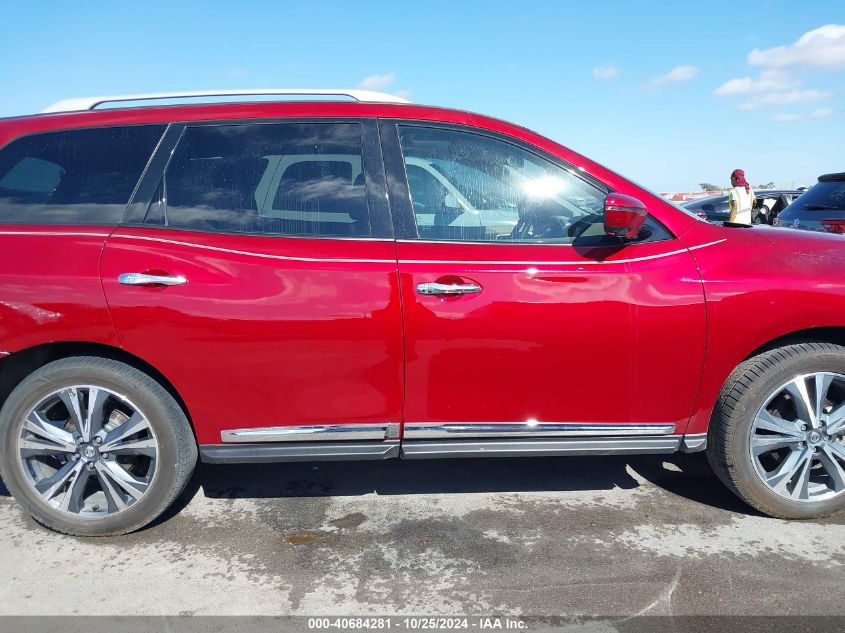 2019 Nissan Pathfinder Platinum VIN: 5N1DR2MN4KC612336 Lot: 40684281