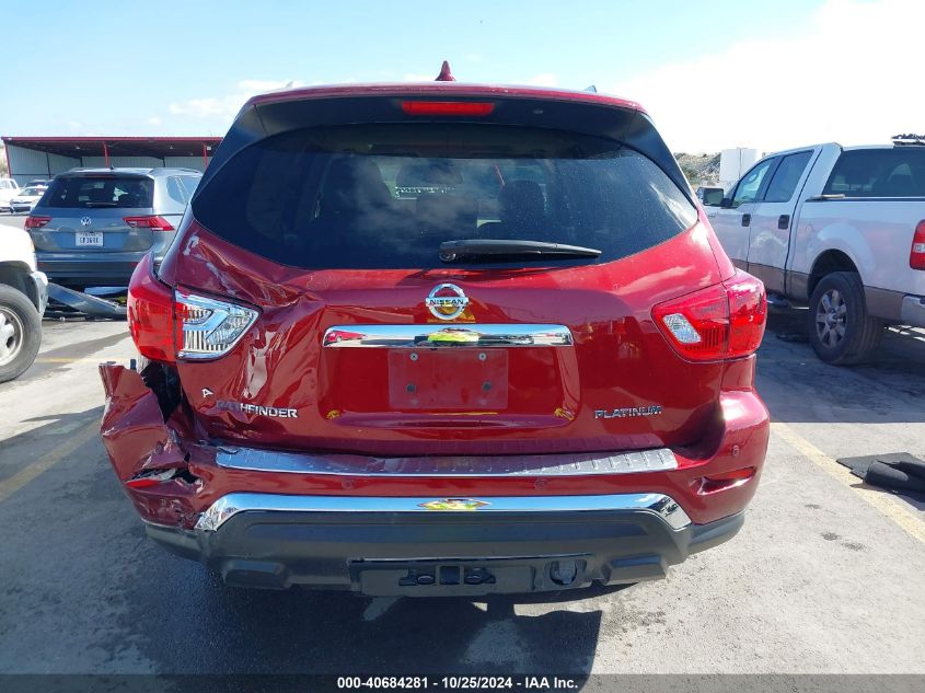 2019 Nissan Pathfinder Platinum VIN: 5N1DR2MN4KC612336 Lot: 40684281