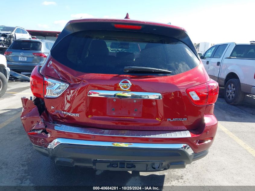 2019 Nissan Pathfinder Platinum VIN: 5N1DR2MN4KC612336 Lot: 40684281