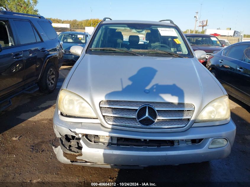 2003 Mercedes-Benz Ml 350 VIN: 4JGAB57E23A405512 Lot: 40684312