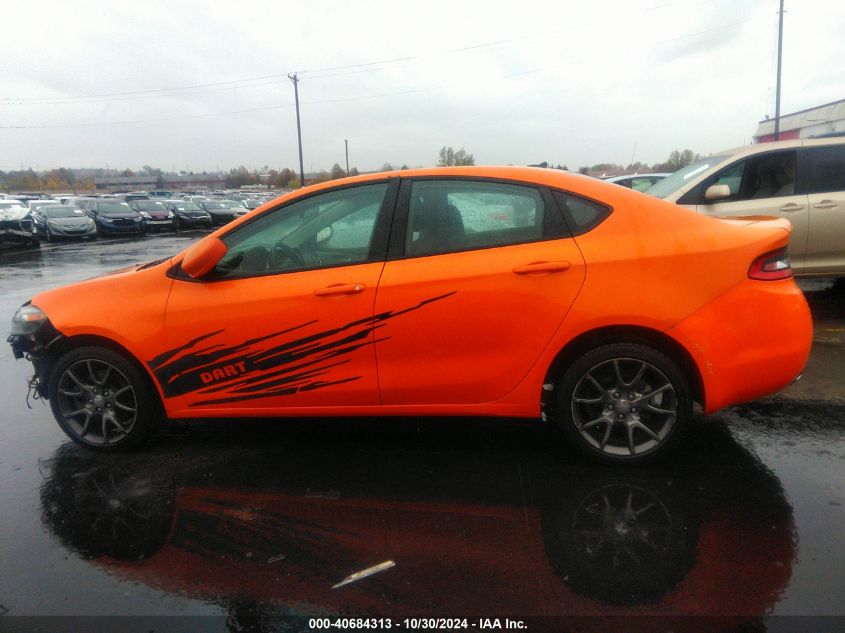 2013 Dodge Dart Sxt VIN: 1C3CDFBA2DD295082 Lot: 40684313