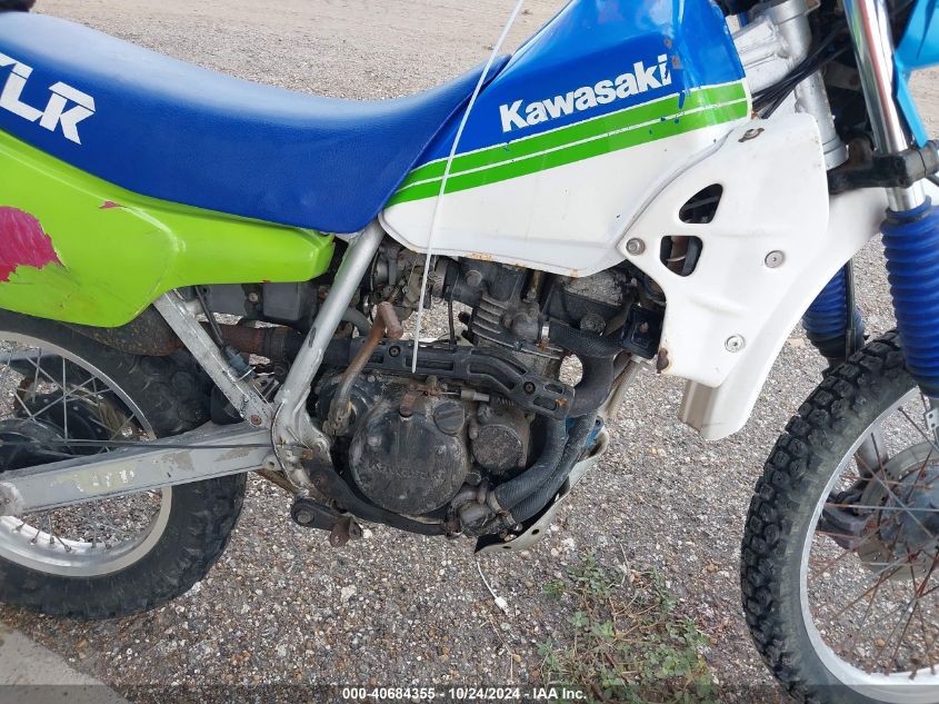 1990 Kawasaki Kl250 VIN: JKAKLMD16LA027013 Lot: 40684355