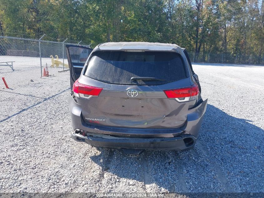 2019 Toyota Highlander Le VIN: 5TDZZRFH3KS370454 Lot: 40684365