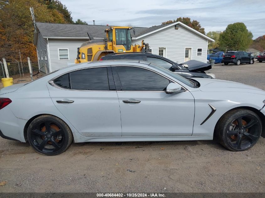 2019 Genesis G70 2.0T Advanced VIN: KMTG44LA9KU037818 Lot: 40684402