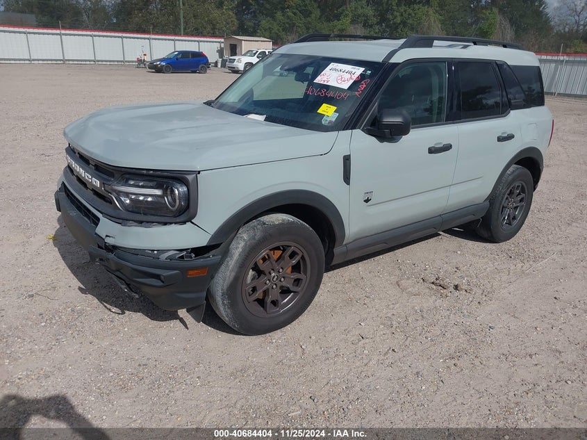 Vin: 3fmcr9b6xmra84872, lot: 41173701, ford bronco sport big bend 20212