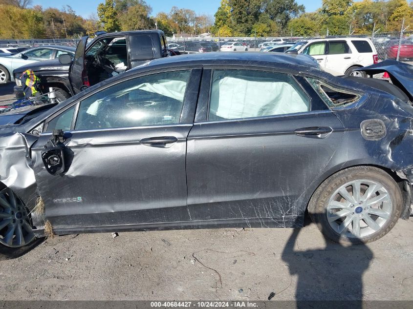 VIN 3FA6P0LU4HR323358 2017 FORD FUSION HYBRID no.14