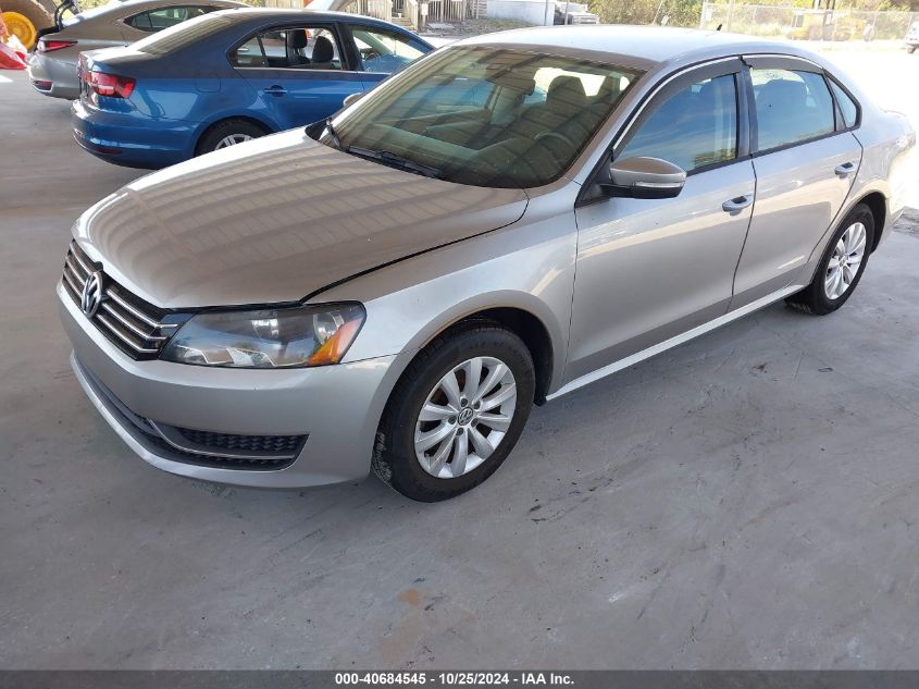 VIN WA1BNAFY2J2205249 2013 VOLKSWAGEN PASSAT no.2