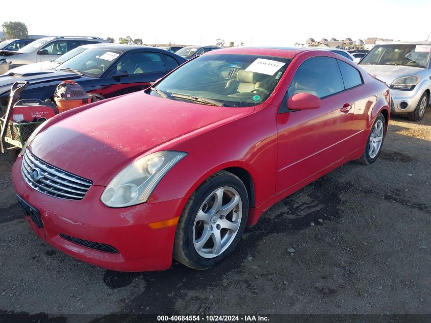 2006 Infiniti G35 VIN: JNKCV54EX6M722237 Lot: 40684554