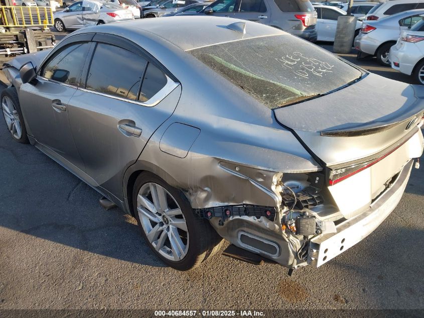 VIN JTHCA1D29M5113500 2021 Lexus IS, 300 no.3