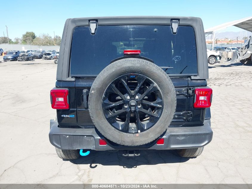 2023 Jeep Wrangler 4Xe Sahara 4X4 VIN: 1C4JJXP60PW69619 Lot: 40684571