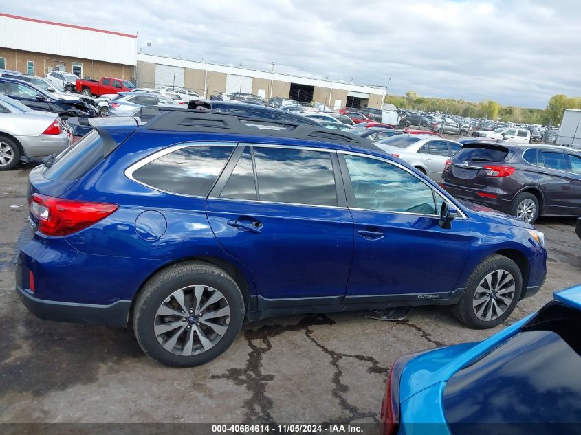 2017 Subaru Outback 2.5I Limited VIN: 4S4BSANC1H3265771 Lot: 40684614