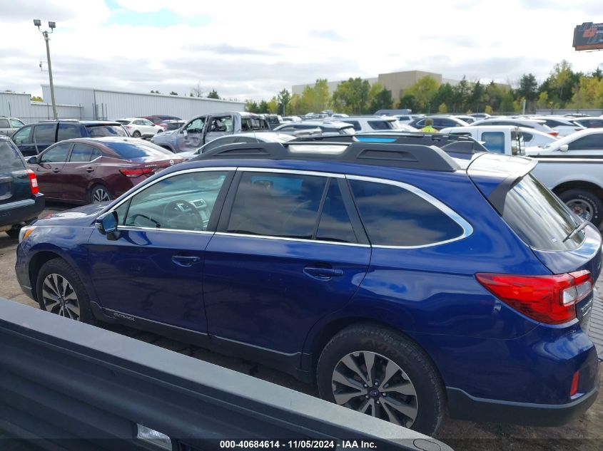 2017 Subaru Outback 2.5I Limited VIN: 4S4BSANC1H3265771 Lot: 40684614