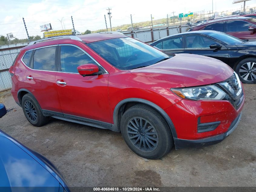 2017 Nissan Rogue Sv VIN: JN8AT2MT9HW391917 Lot: 40684618