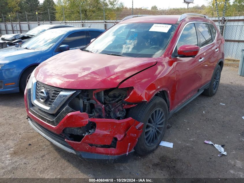 2017 Nissan Rogue Sv VIN: JN8AT2MT9HW391917 Lot: 40684618