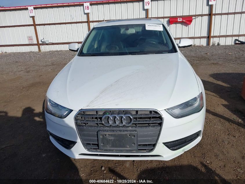 2013 AUDI A4 2.0T PREMIUM - WAUFFAFL7DN023734