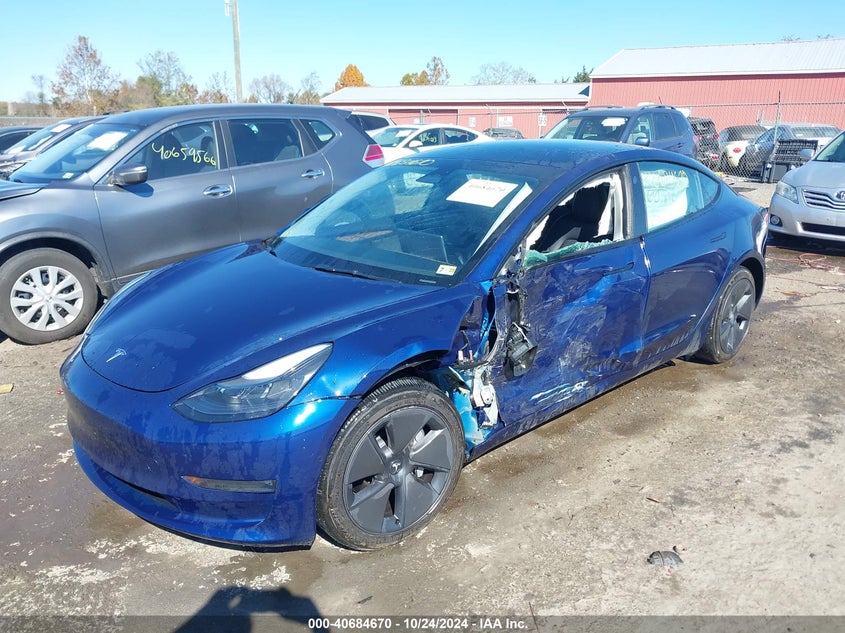 VIN 5YJ3E1EB7NF273413 2022 TESLA MODEL 3 LONG RANGE DUAL MOTOR ALL-WHEEL DRIVE