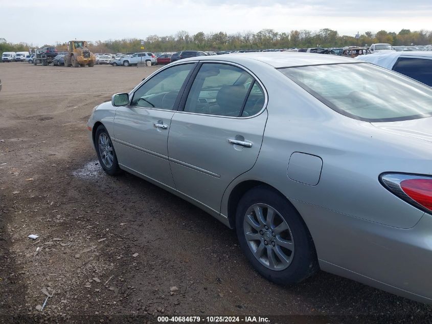 2004 Lexus Es 330 VIN: JTHBA30G445020392 Lot: 40684679