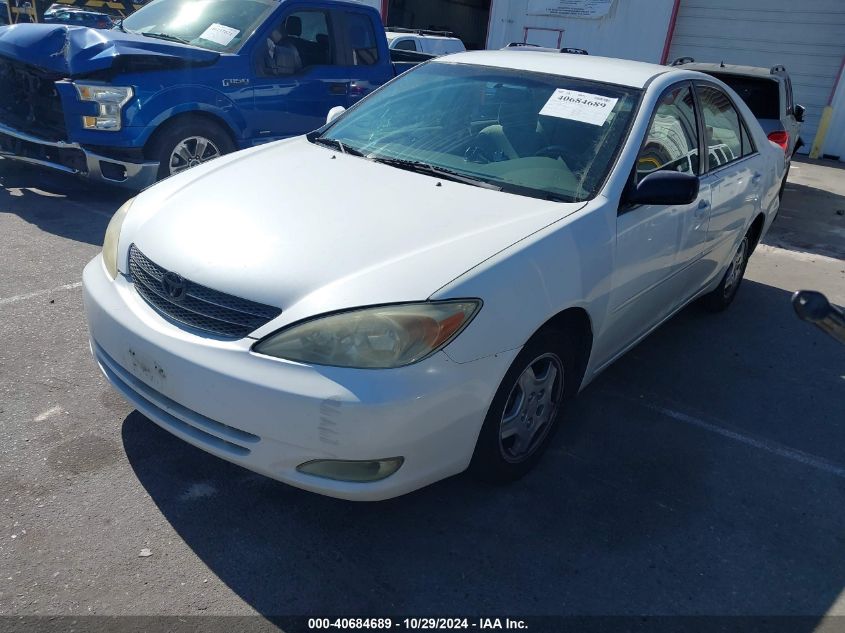 2003 Toyota Camry Le V6 VIN: 4T1BF32K23U036689 Lot: 40684689