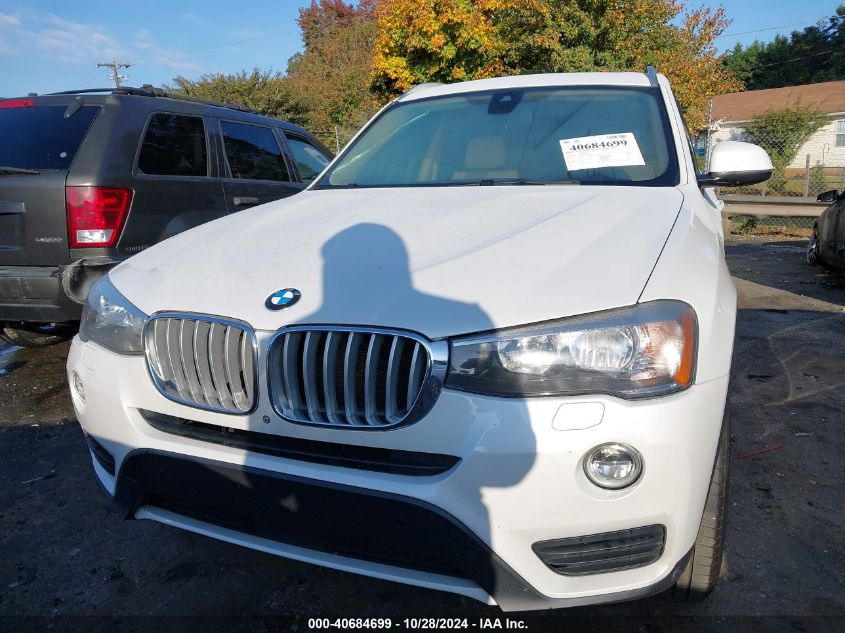 2017 BMW X3 xDrive28I VIN: 5UXWX9C37H0W74396 Lot: 40684699