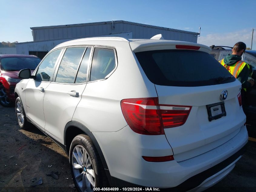 VIN 5UXWX9C37H0W74396 2017 BMW X3, Xdrive28I no.3