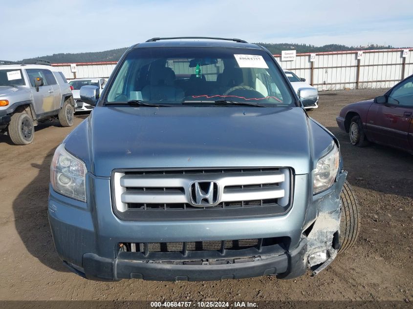 2007 Honda Pilot Ex VIN: 2HKYF18487H534004 Lot: 40684757