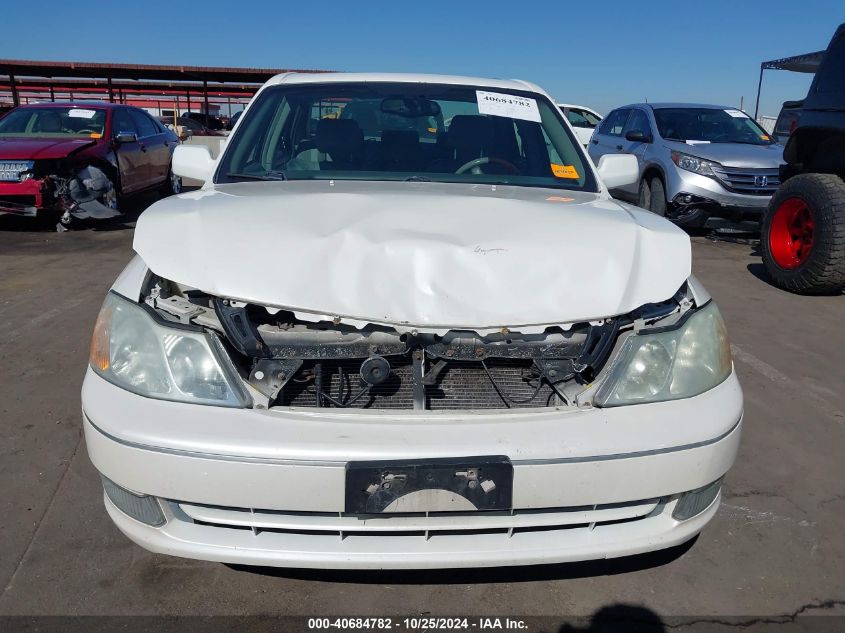 2003 Toyota Avalon Xls VIN: 4T1BF28B63U337290 Lot: 40684782