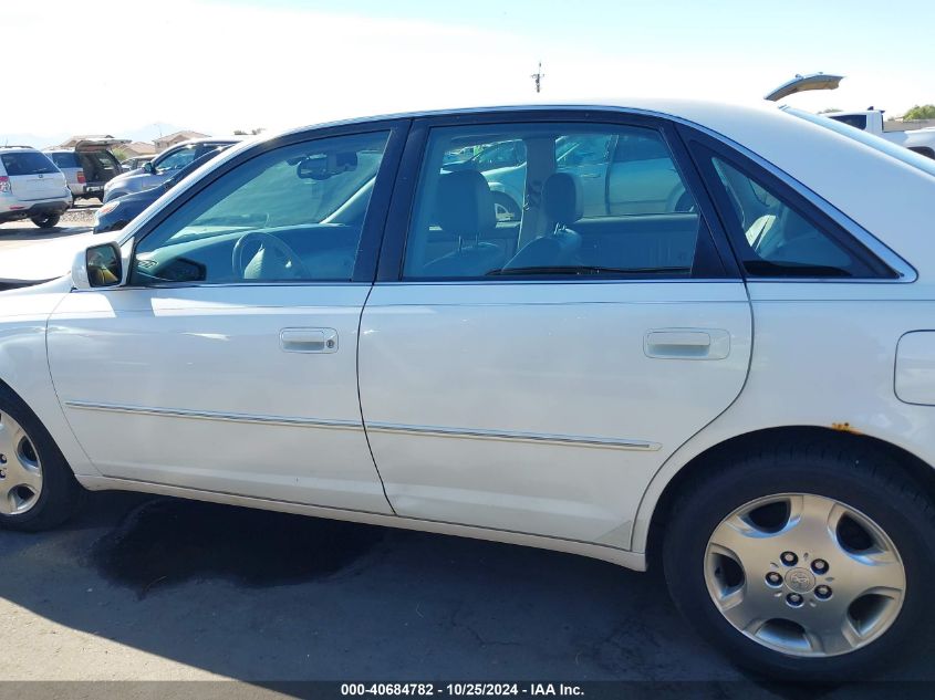 2003 Toyota Avalon Xls VIN: 4T1BF28B63U337290 Lot: 40684782