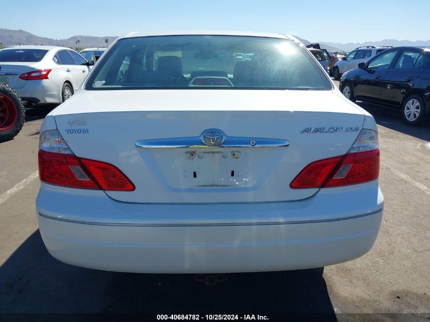 2003 Toyota Avalon Xls VIN: 4T1BF28B63U337290 Lot: 40684782