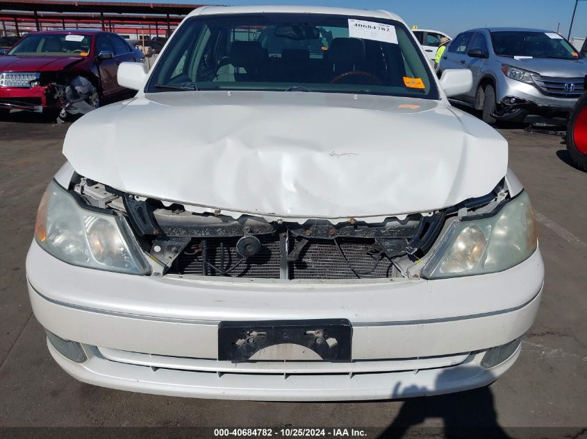 2003 Toyota Avalon Xls VIN: 4T1BF28B63U337290 Lot: 40684782