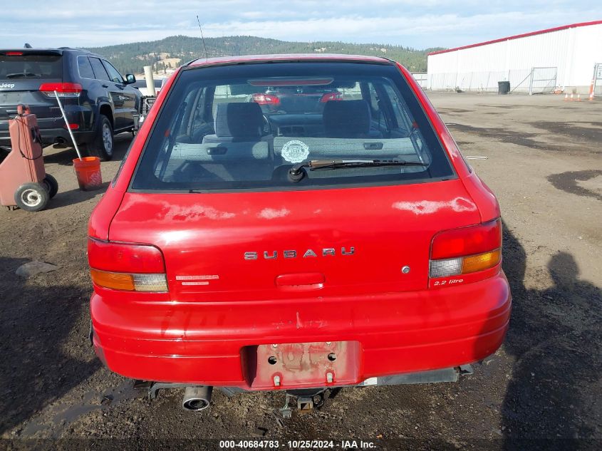 1995 Subaru Impreza L/Outback VIN: JF1GF635XSH812195 Lot: 40684783