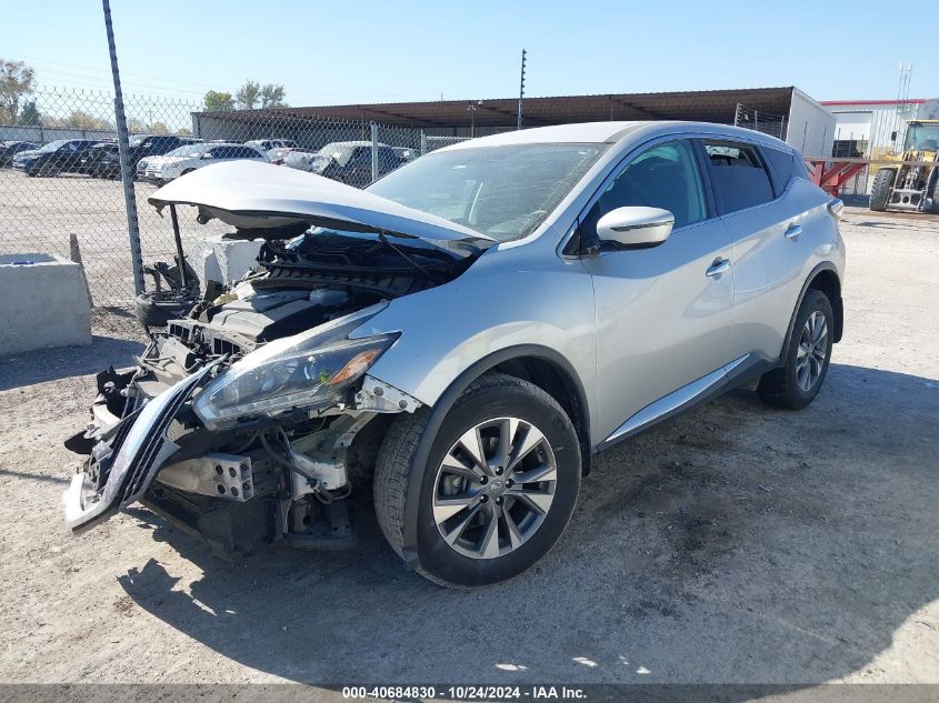 VIN 5N1AZ2MH1JN148602 2018 Nissan Murano, S no.2