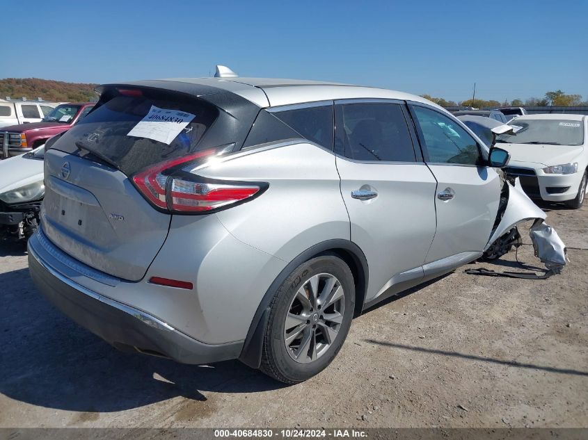 VIN 5N1AZ2MH1JN148602 2018 Nissan Murano, S no.4