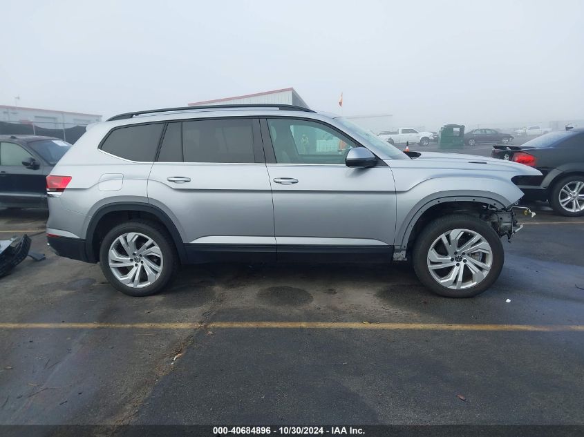 2021 Volkswagen Atlas 3.6L V6 Se W/Technology VIN: 1V2HR2CA0MC539455 Lot: 40684896