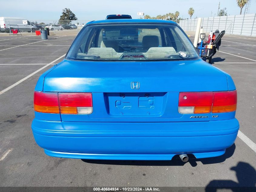 1993 Honda Accord Dx VIN: JHMCB7548PC007684 Lot: 40684934