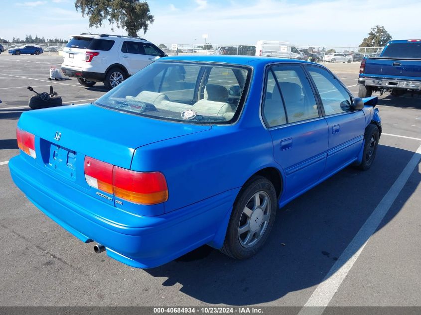 1993 Honda Accord Dx VIN: JHMCB7548PC007684 Lot: 40684934