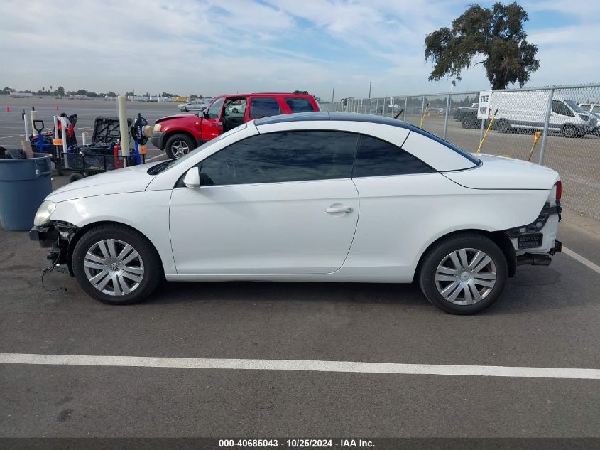 2008 Volkswagen Eos Komfort/Turbo VIN: WVWBA71F58V037495 Lot: 40685043