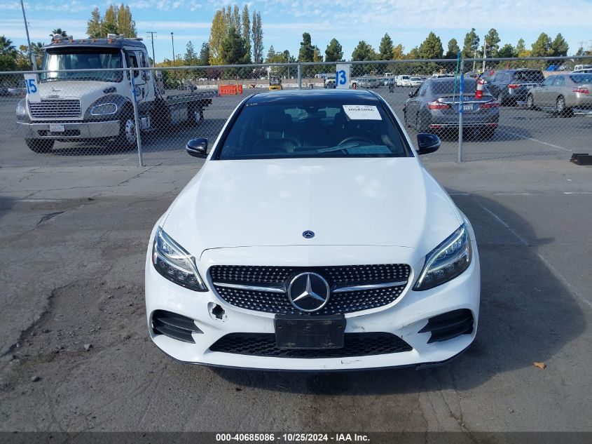 2021 Mercedes-Benz C 300 Sedan VIN: W1KWF8DB1MR614095 Lot: 40685086